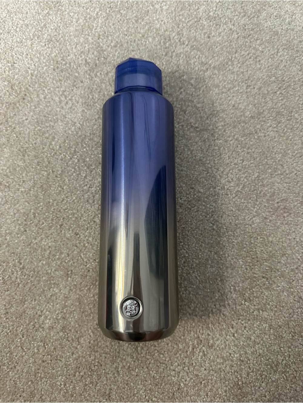 Starbucks: Stainless Steel Gradient Water Bottle in Blue and Silver